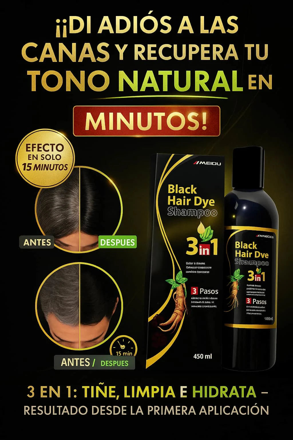 BASTA de esconder tus canas ¡Elimínalas de una vez!